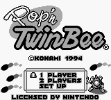 Pop'n TwinBee (Europe) Title Screen